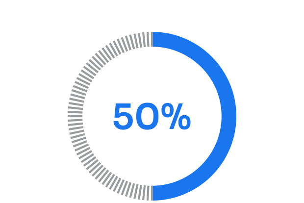 50 percent.