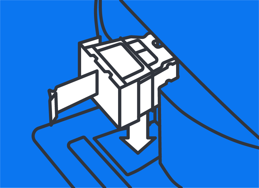 Inserting a CLIP into a Catalyst One veterinary chemistry analyzer.