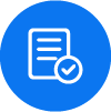 Icon of a document checklist.