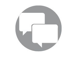 Icon depicting streamlined communication in a veterinary practice
