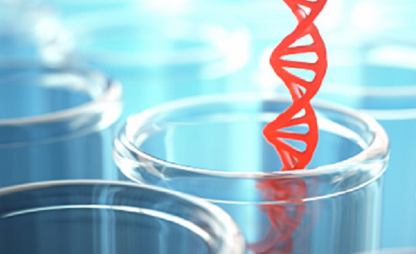 Artist rendering of DNA extraction using RealPCR