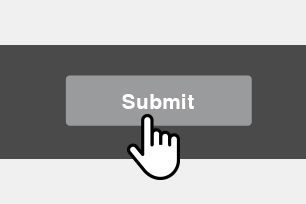 Computer pointer clicking "submit".