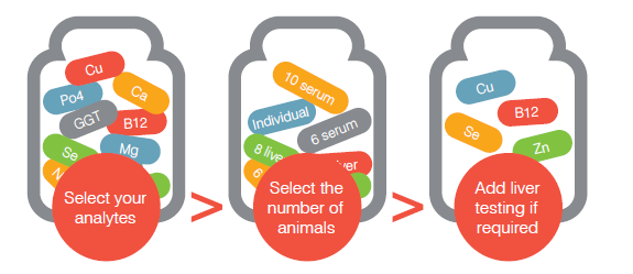 IDEXX NZ trace elements testing process