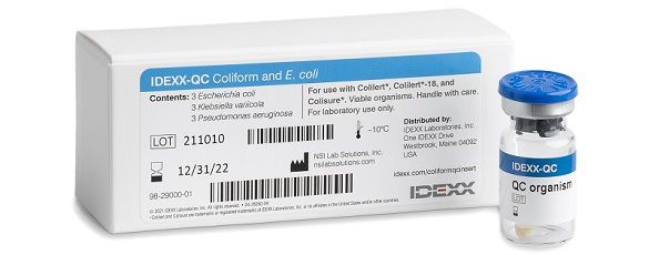 IDEXX-QC Kit for Coliform and E. coli.