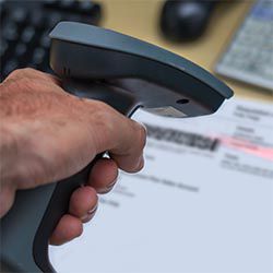Scan your IDEXX requisition ID to create a case