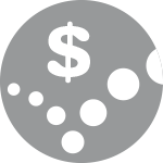 IDEXX Point Icon with money symbol above it.