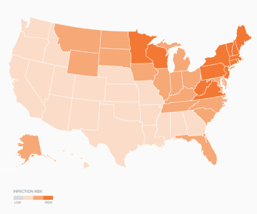 US CAPC map.